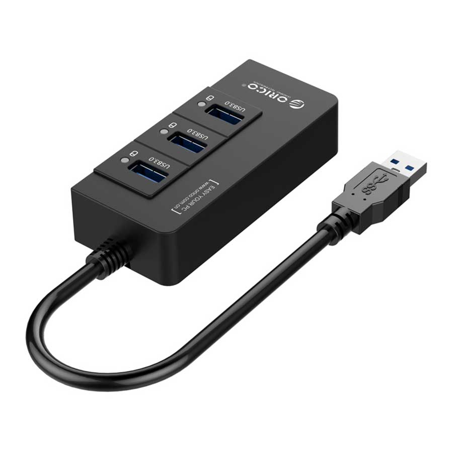 هاب USB 3.0 چهار پورت اوریکو مدل HR01-U3-V1-BK-BP