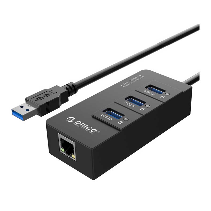 هاب USB 3.0 چهار پورت اوریکو مدل HR01-U3-V1-BK-BP