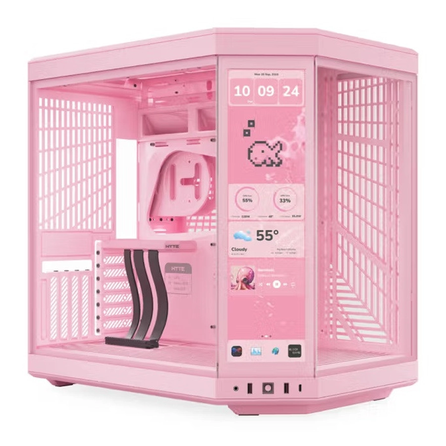 کیس کامپیوتر هایت مدل Y70 Infinite Strawberry Milk