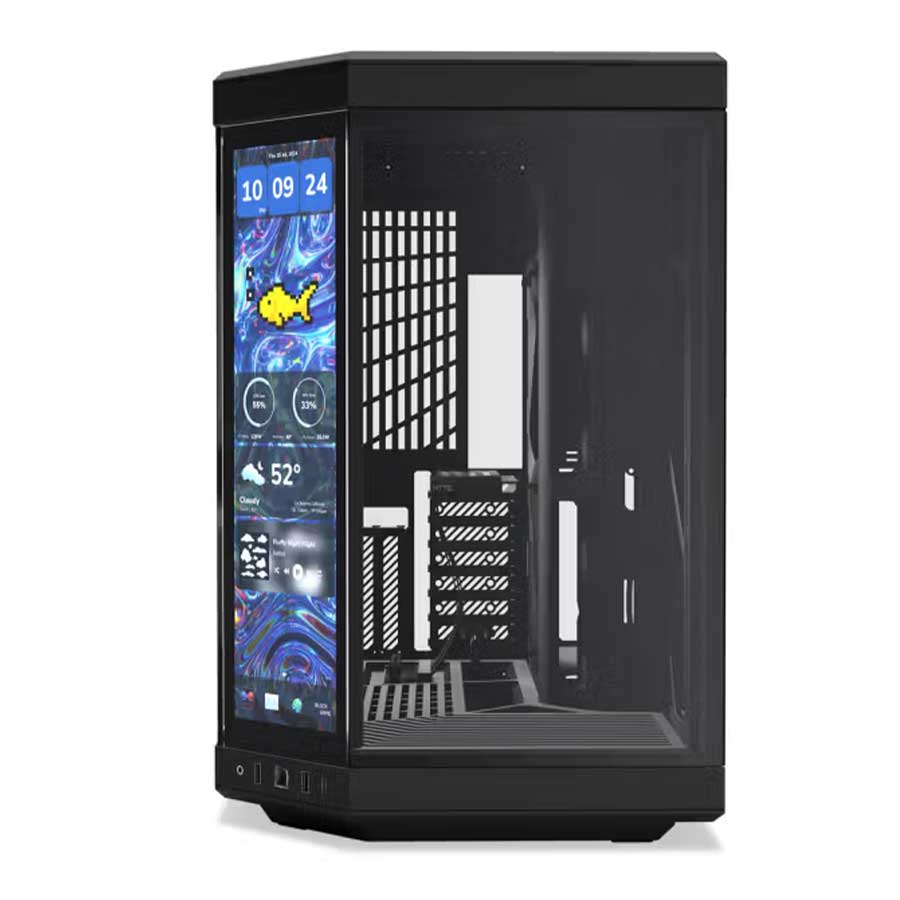 کیس کامپیوتر هایت مدل Y70 Touch Infinite Pitch Black