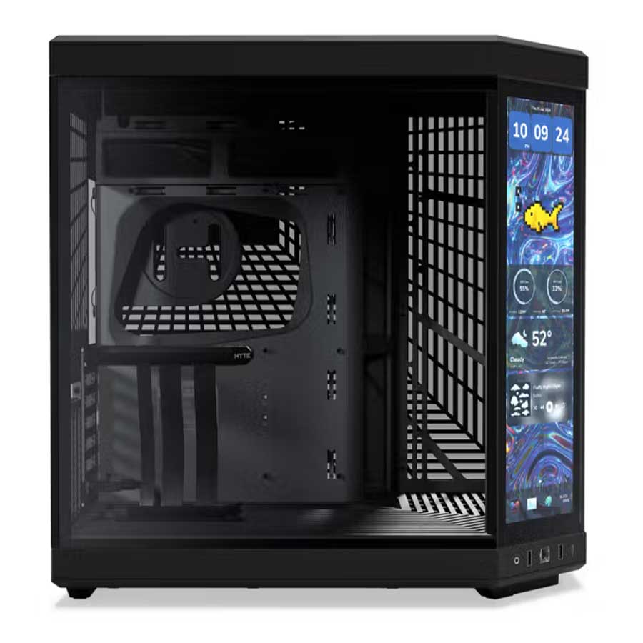 کیس کامپیوتر هایت مدل Y70 Touch Infinite Pitch Black