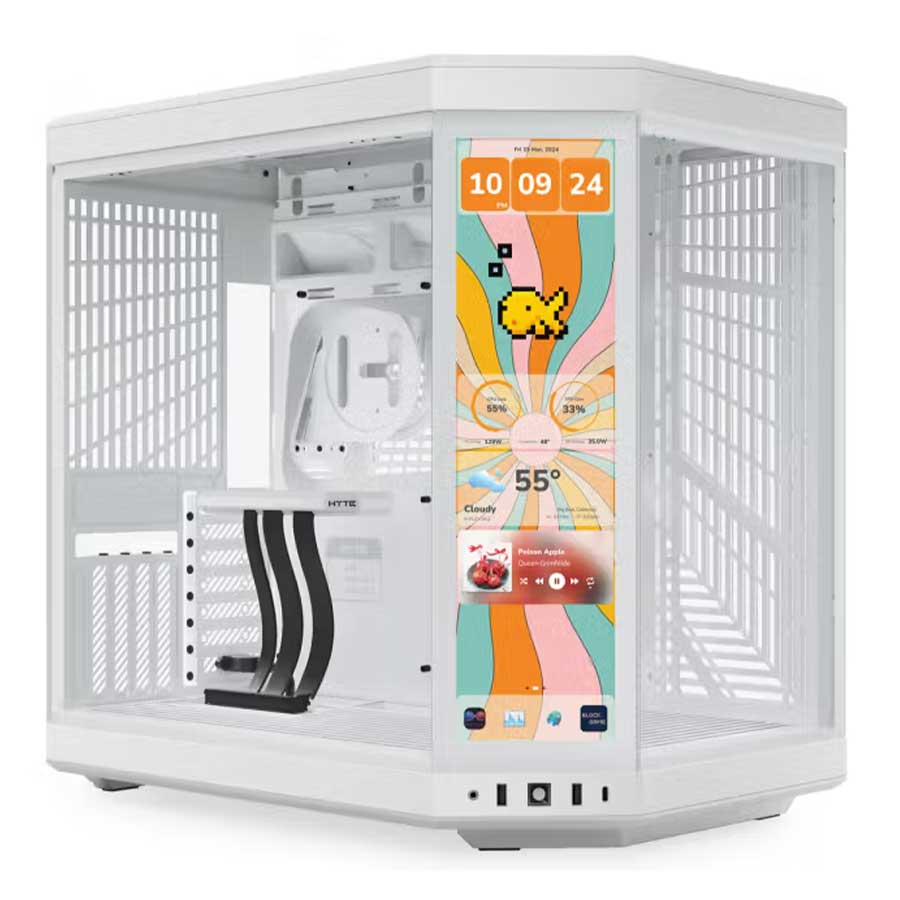 کیس کامپیوتر هایت مدل Y70 Touch Infinite Snow White