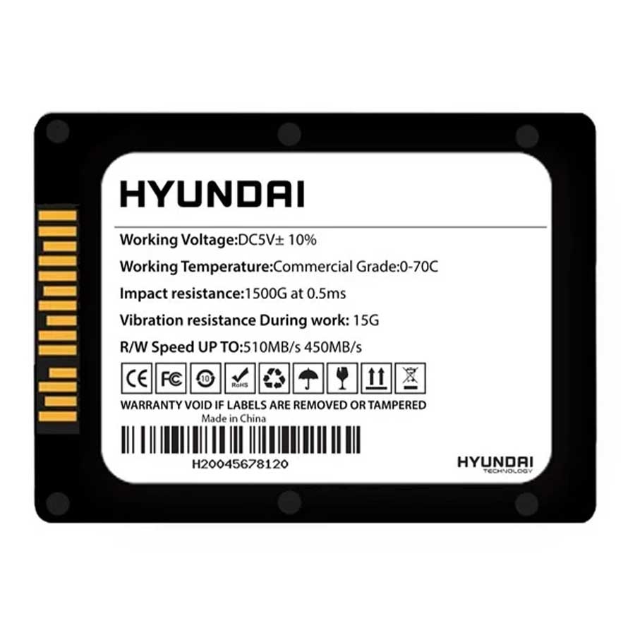 اس اس دی 120 گیگابایت 2.5 اینچ SATA هیوندای مدل Sapphire