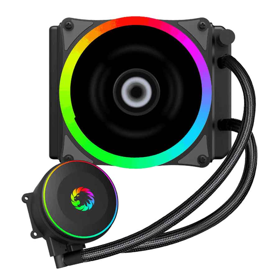 خنک کننده مایع پردازنده گیم مکس مدل Iceberg 120 Rainbow