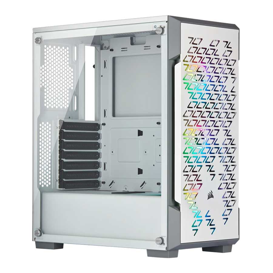 کیس کامپیوتر کورسیر مدل iCUE 220T RGB Airflow White