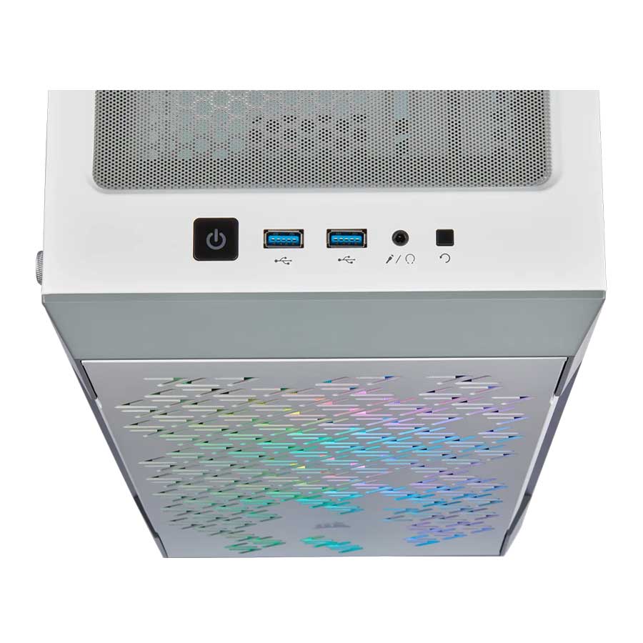 کیس کامپیوتر کورسیر مدل iCUE 220T RGB Airflow White