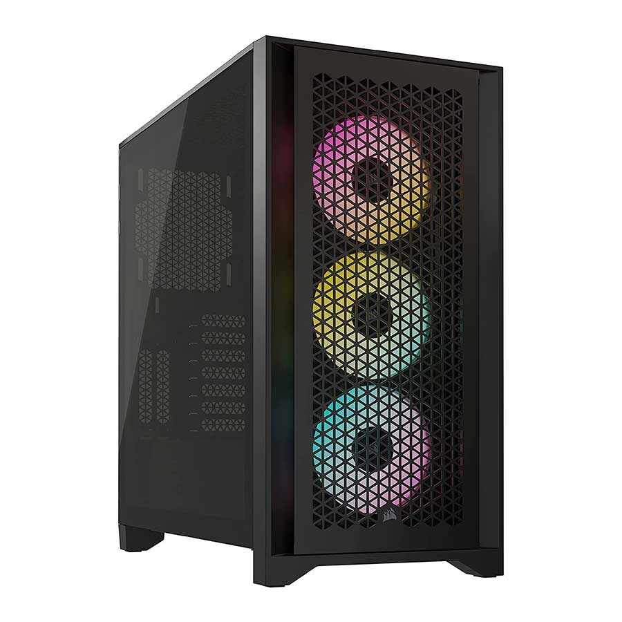 کیس کامپیوتر کورسیر مدل iCUE 4000D RGB Airflow Black