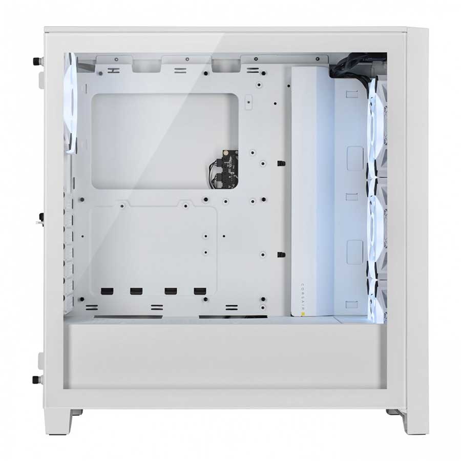 کیس کامپیوتر کورسیر مدل iCUE 4000D RGB Airflow QL Edition White