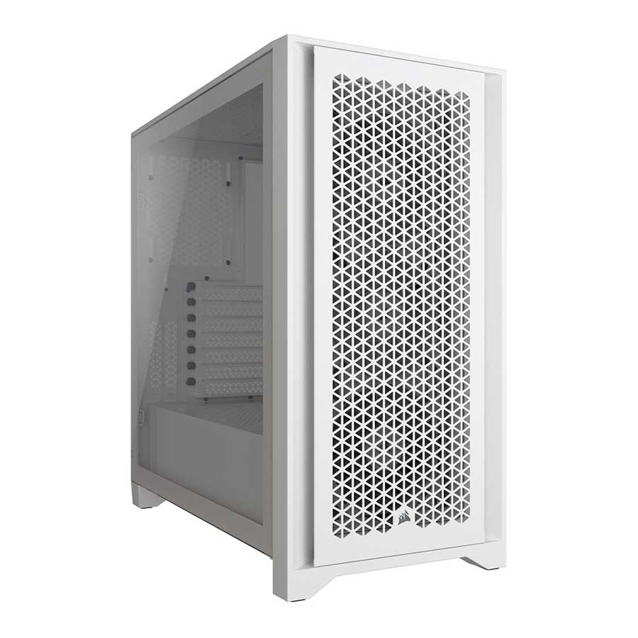 کیس کامپیوتر کورسیر مدل iCUE 4000D RGB AIRFLOW White