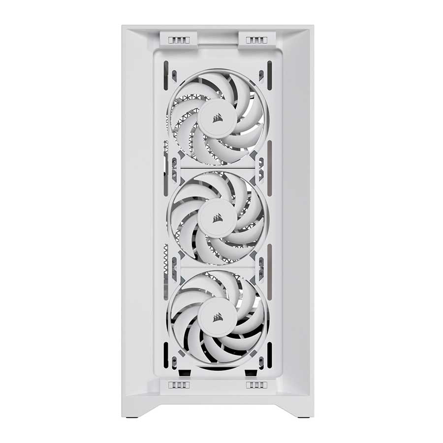 کیس کامپیوتر کورسیر مدل iCUE 4000D RGB AIRFLOW White