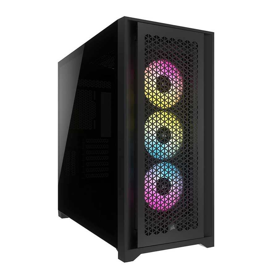 کیس کامپیوتر کورسیر مدل iCUE 5000D RGB Airflow Black