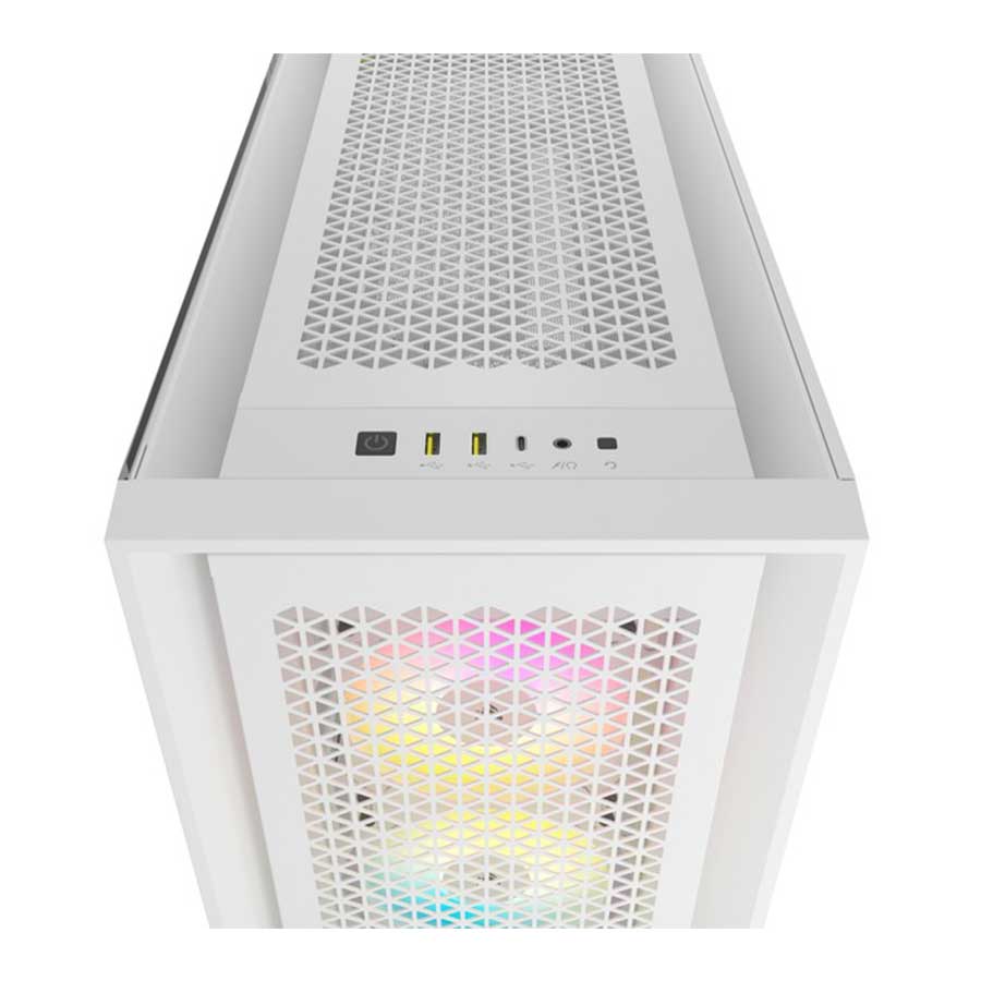 کیس کامپیوتر کورسیر مدل iCUE 5000D RGB Airflow White