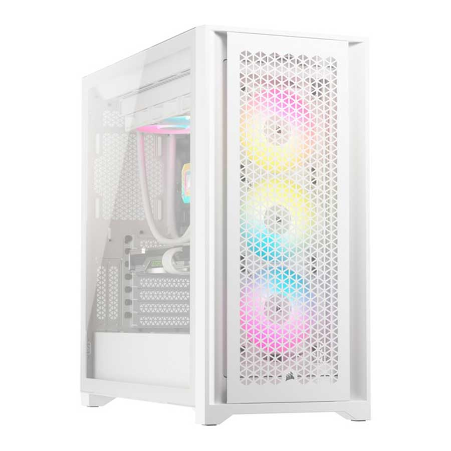 کیس کامپیوتر کورسیر مدل iCUE 5000D RGB Airflow White