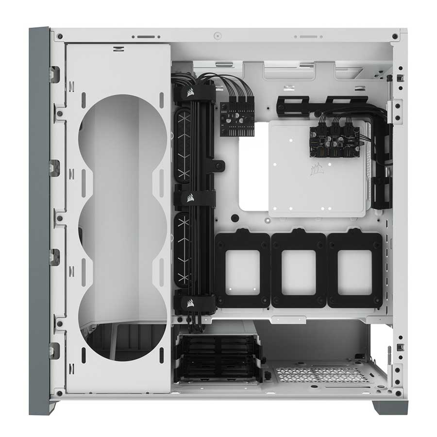 کیس کامپیوتر کورسیر مدل iCUE 5000X RGB White