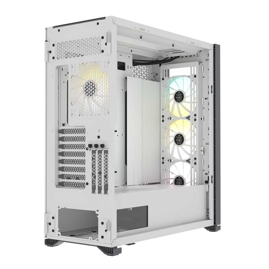 کیس کامپیوتر کورسیر مدل iCUE 7000X RGB White