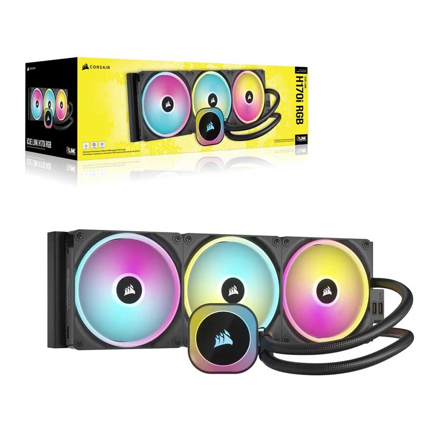 خنک کننده مایع پردازنده کورسیر مدل iCUE LINK H170i RGB