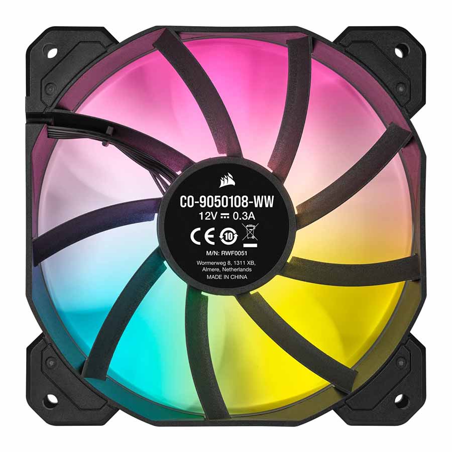 فن خنک کننده کیس کامپیوتر کورسیر مدل iCUE SP120 RGB ELITE
