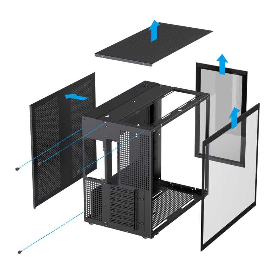 کیس کامپیوتر گیم مکس مدل Infinity Black