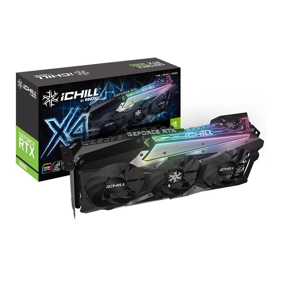 کارت گرافیک اینو تری دی مدل GEFORCE RTX 3080 12GB ICHILL X4 GDDR6X