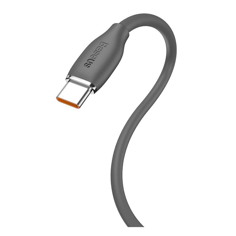 کابل تبدیل 2 متر USB به USB-C باسئوس مدل Jelly Liquid Silica Gel CAGD010101