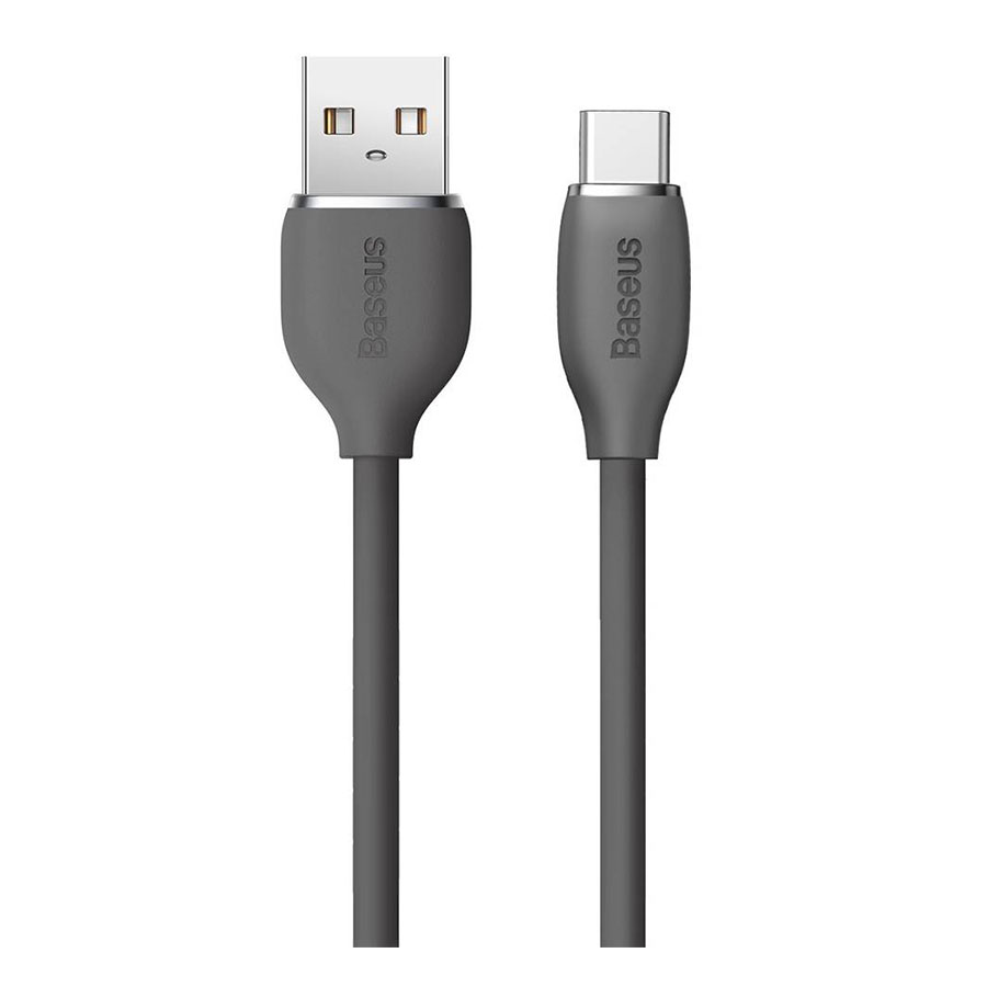 کابل تبدیل 2 متر USB به USB-C باسئوس مدل Jelly Liquid Silica Gel CAGD010101