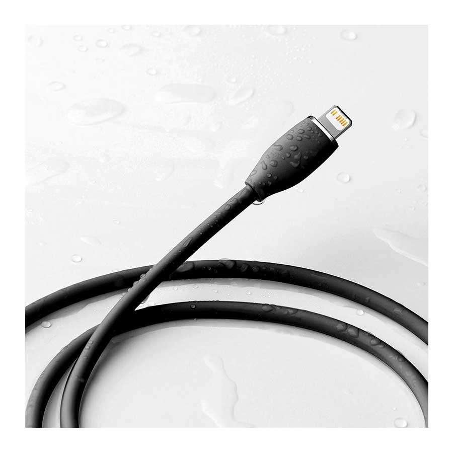 کابل تبدیل 1.2 متری USB-C به لایتنینگ باسئوس مدل Jelly Liquid Silica Gel CAGD020001