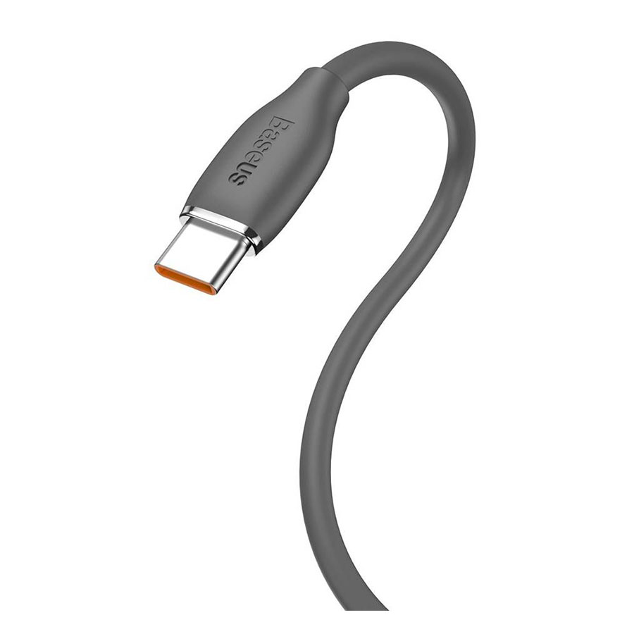 کابل تبدیل 1.2 متری USB به USB-C باسئوس مدل Jelly Liquid Silica Gel