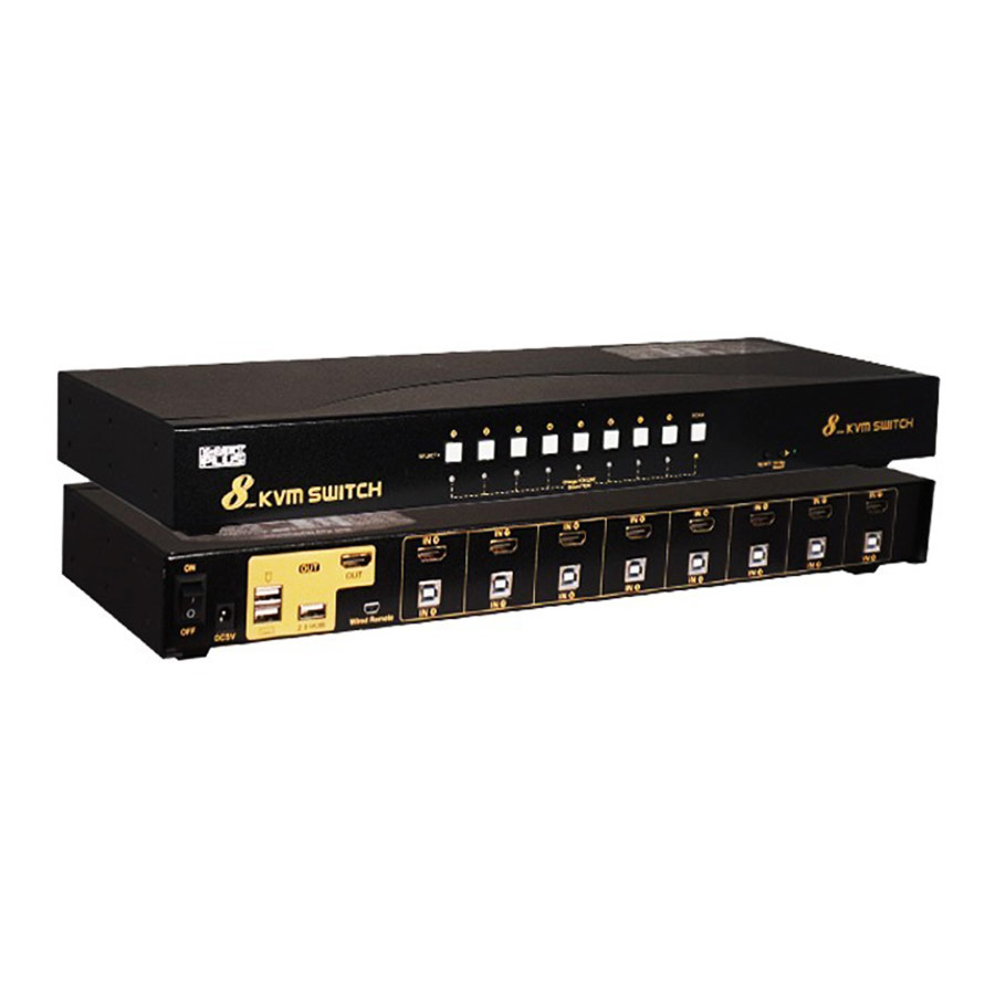 سوییچ 8 پورت KVM HDMI کی نت پلاس مدل KP-H628