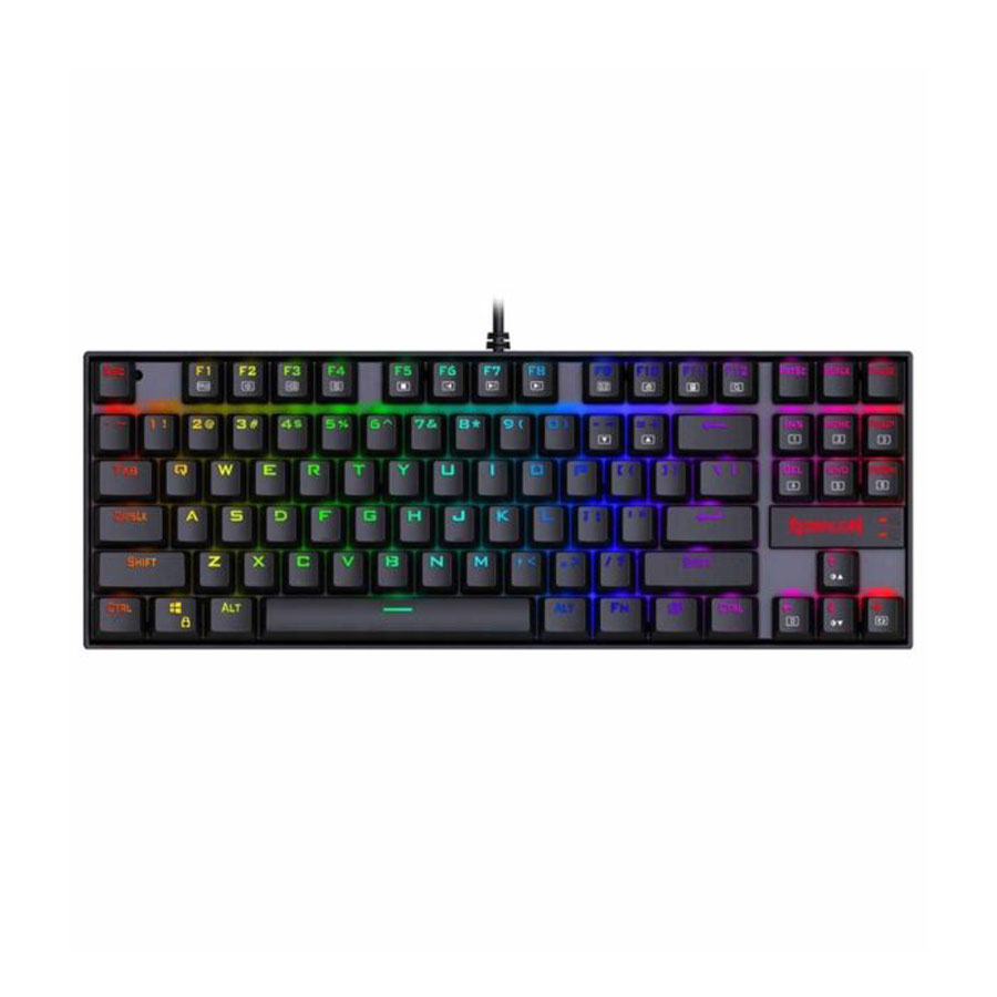 کیبورد گیمینگ باسیم ردراگون K552 Kumara RGB Red SW