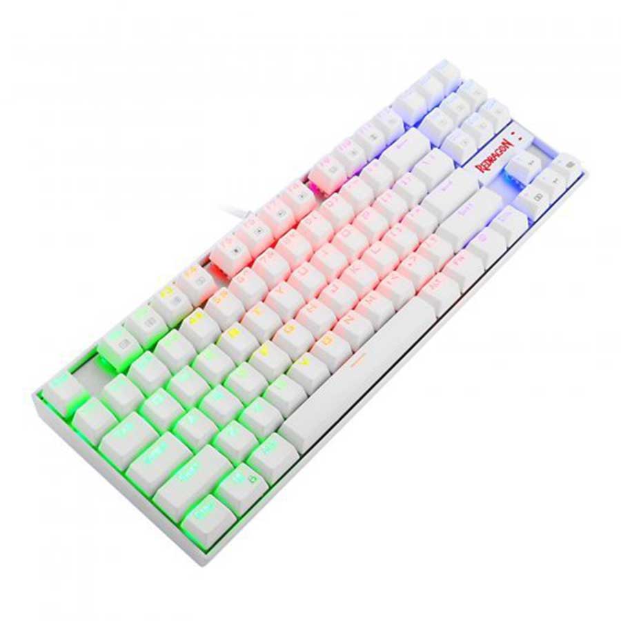 کیبورد گیمینگ باسیم ردراگون مدل K552 KUMARA WHITE