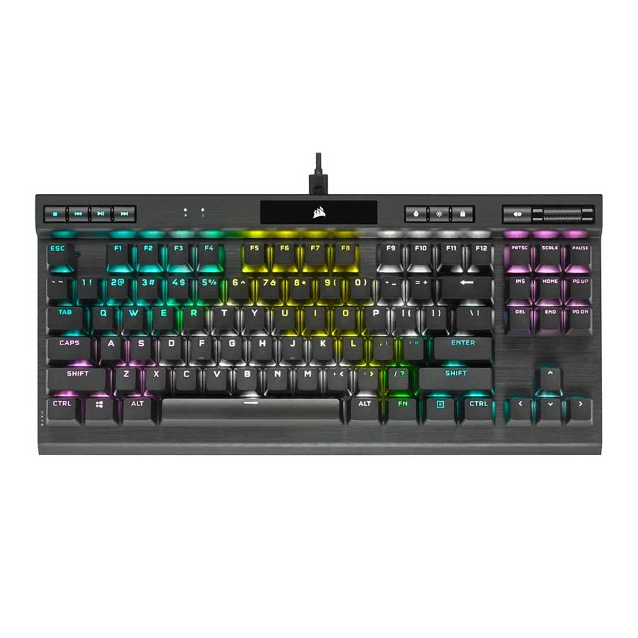 کیبورد گیمینگ باسیم کورسیر مدل K70 RGB TKL CHAMPION Optical OPX