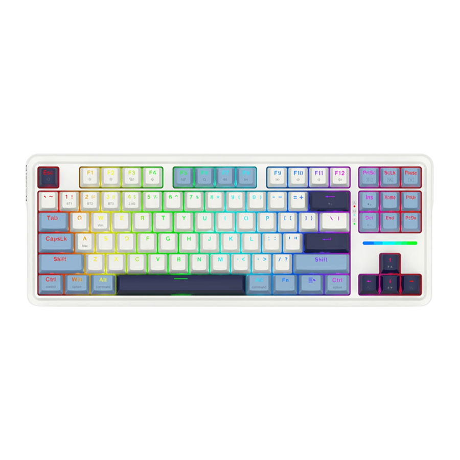 کیبورد گیمینگ بی‌سیم ردراگون مدل K728 PRO RGB