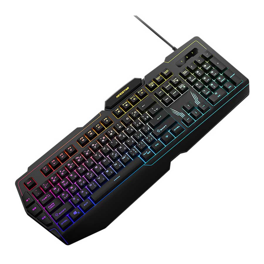 کیبورد گیمینگ باسیم کینگ استار مدل KB172G RGB