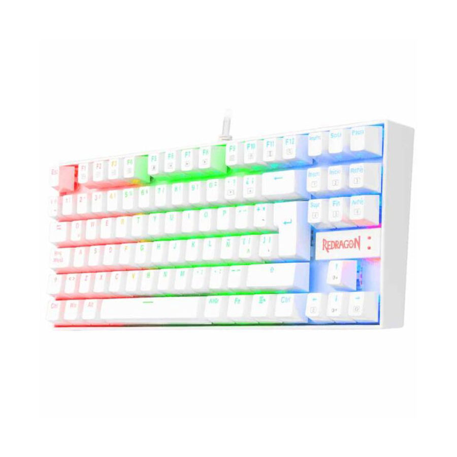 کیبورد گیمینگ باسیم ردراگون K552 RGB White Red SW