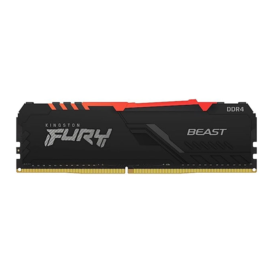 رم کینگستون مدل Fury Beast RGB 32GB 3200Mhz CL18 DDR4