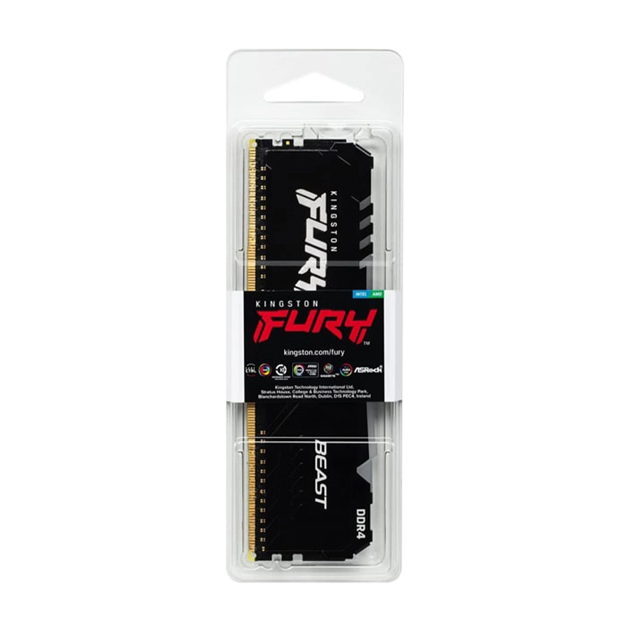 رم کینگستون مدل Fury Beast RGB 32GB 3200Mhz CL18 DDR4