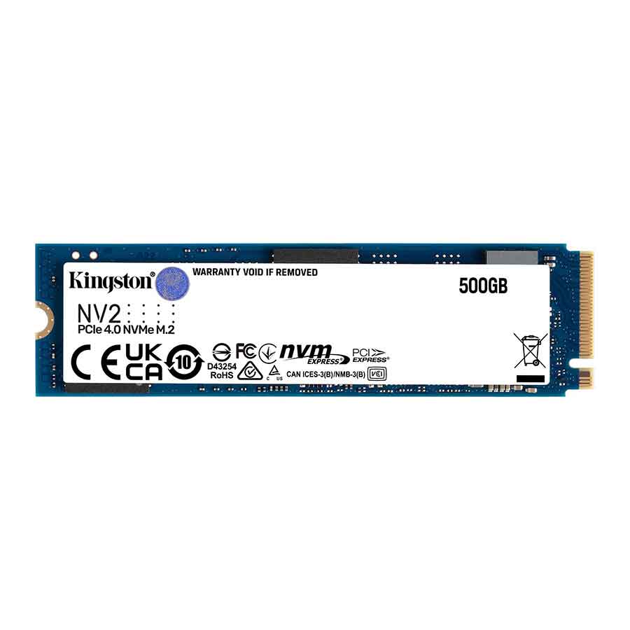 اس اس دی 500 گیگابایت کینگستون مدل NV2 PCIe 4.0 NVMe M2 2280