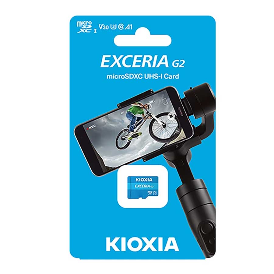 کارت حافظه MicroSDHC کیوکسیا مدل EXCERIA G2 UHS-I U3 V30 32GB 100MB/s