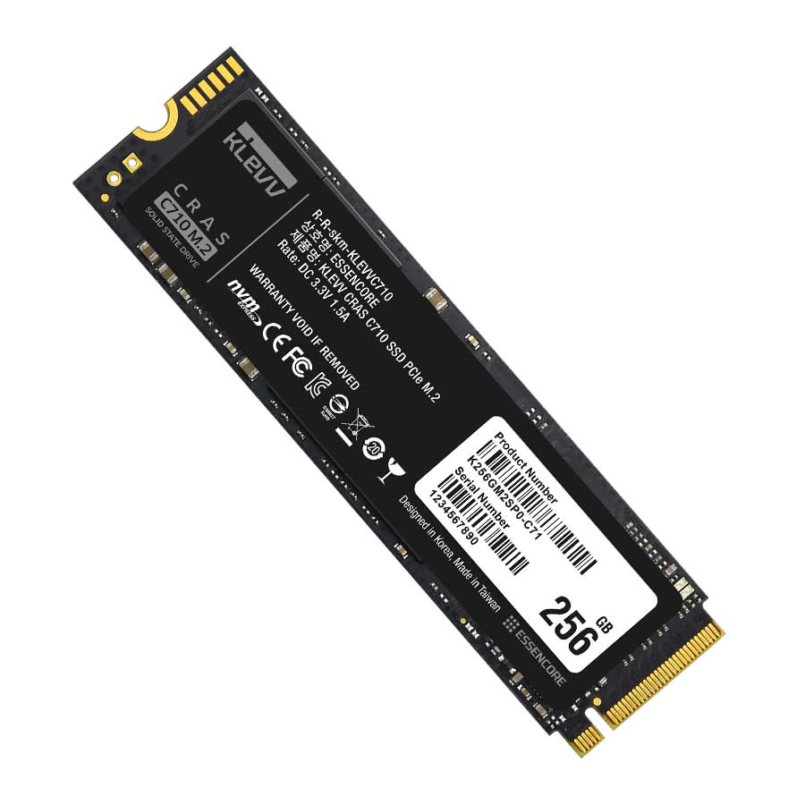 اس اس دی 256 گیگابایت کلو مدل CRAS C710 M.2 2280 PCIe NVMe