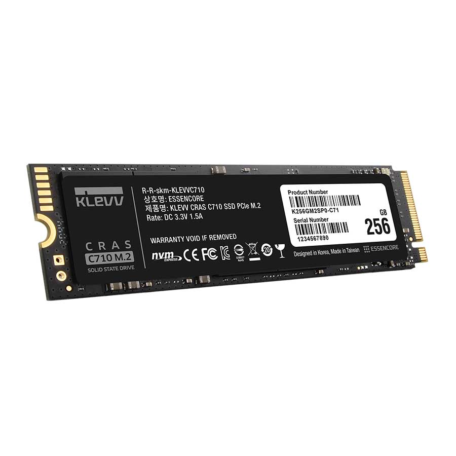 اس اس دی 256 گیگابایت کلو مدل CRAS C710 M.2 2280 PCIe NVMe