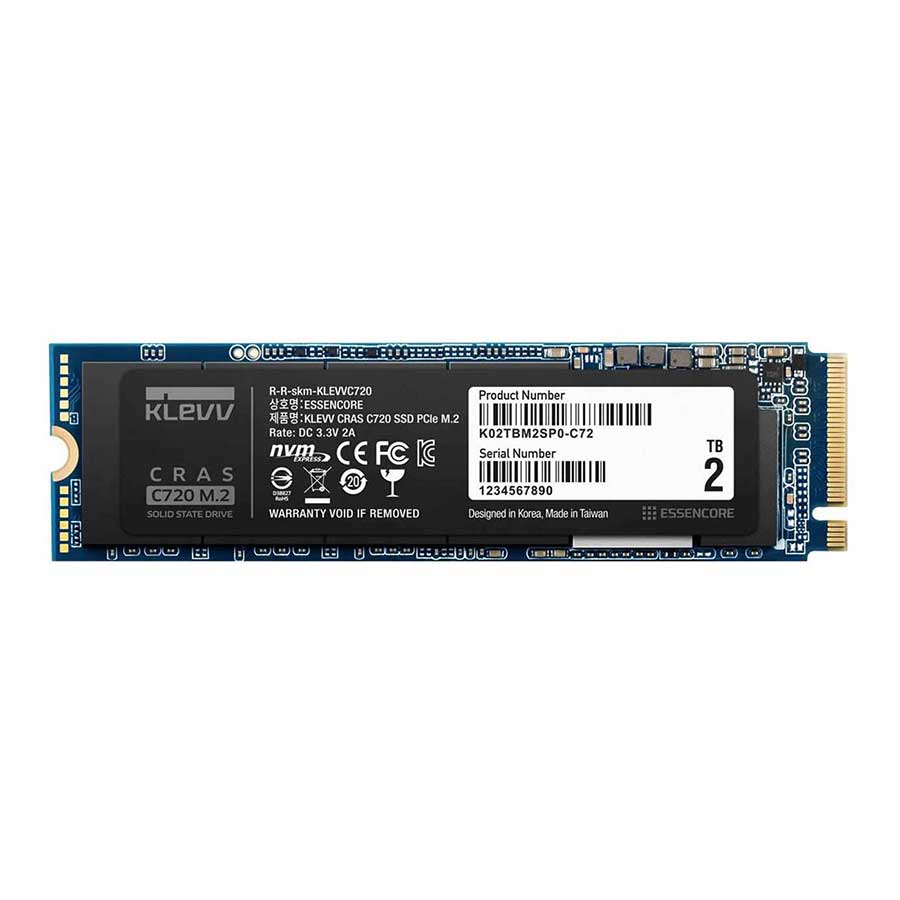 اس اس دی 2 ترابایت کلو مدل CRAS C720 M.2 2280 PCIe NVMe