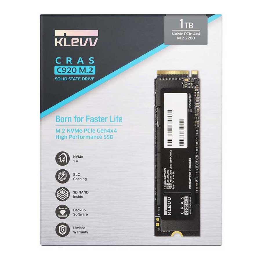 اس اس دی 1 ترابایت کلو مدل CRAS C920 M.2 2280 PCIe NVMe