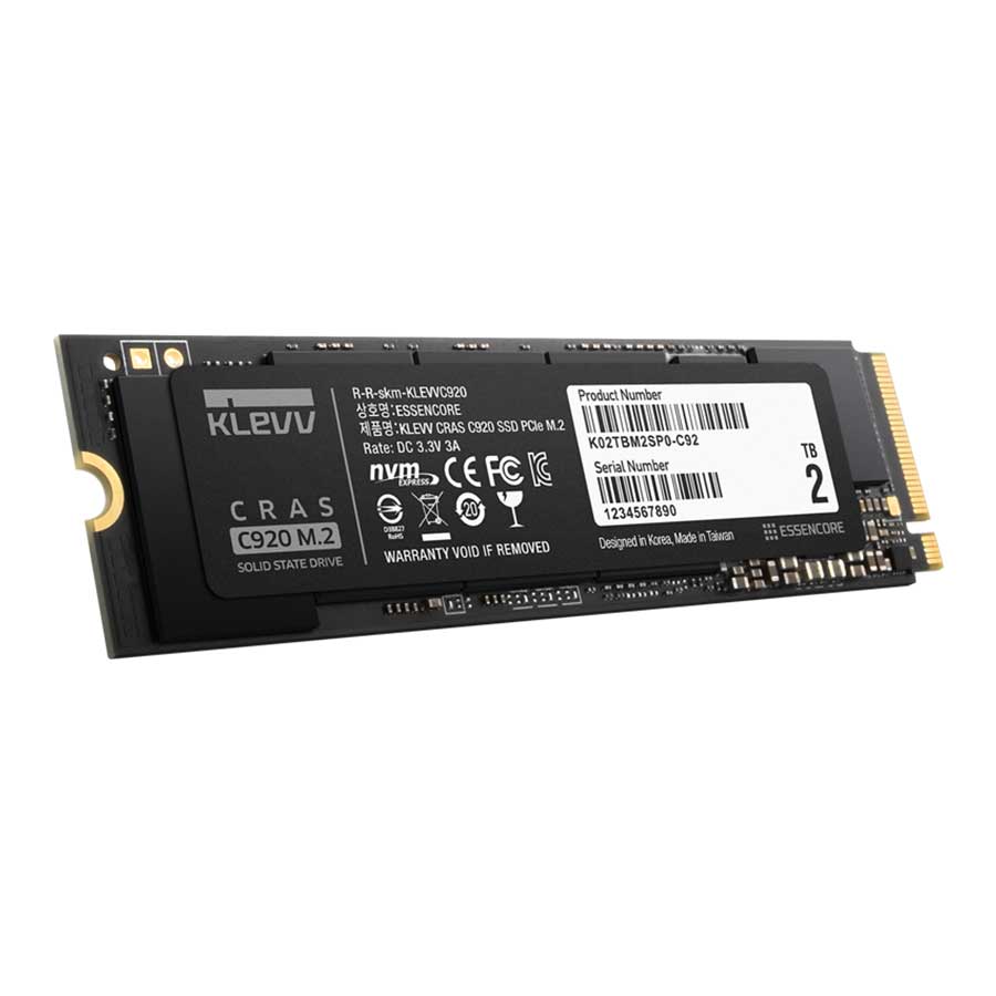 اس اس دی 2 ترابایت کلو مدل CRAS C920 M.2 2280 PCIe NVMe