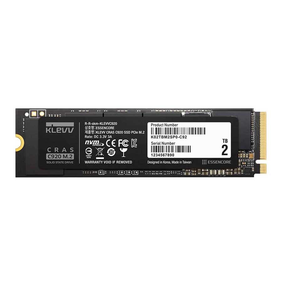 اس اس دی 2 ترابایت کلو مدل CRAS C920 M.2 2280 PCIe NVMe