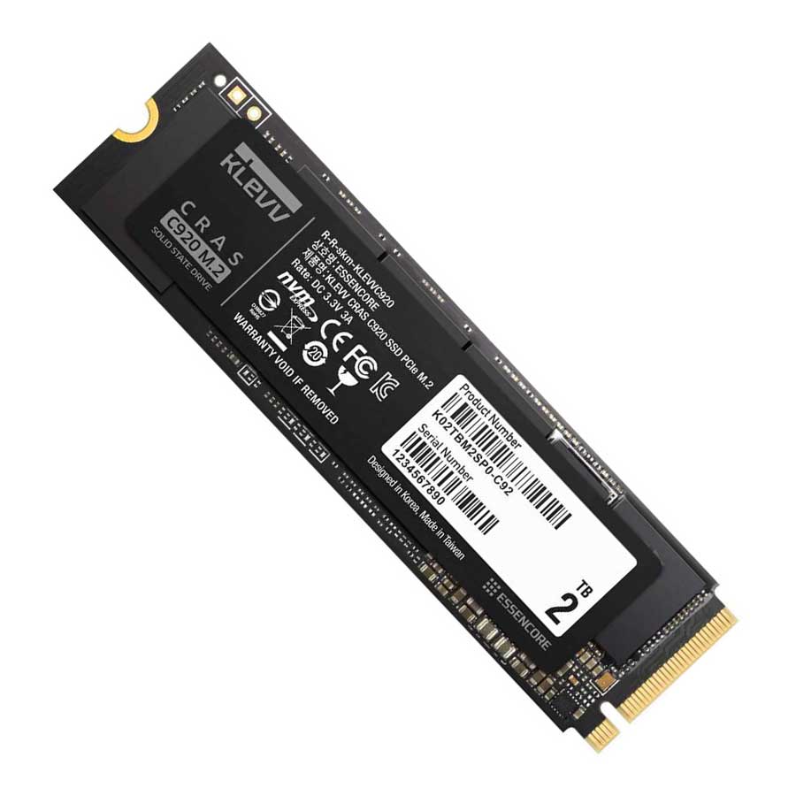 اس اس دی 2 ترابایت کلو مدل CRAS C920 M.2 2280 PCIe NVMe