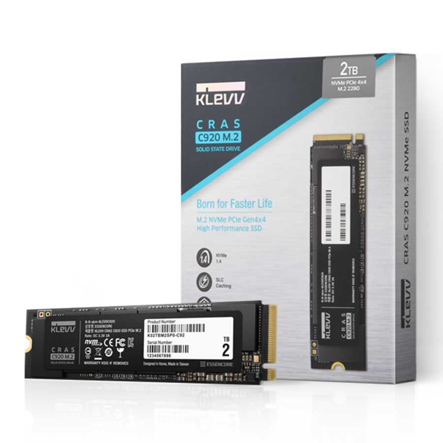 اس اس دی 2 ترابایت کلو مدل CRAS C920 M.2 2280 PCIe NVMe