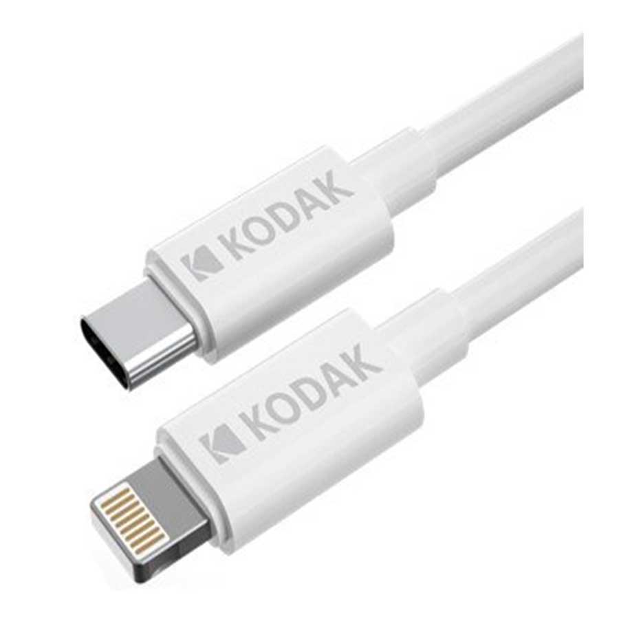 کابل 1 متری تبدیل USB-C به لایتنینگ کداک مدل KODAK White
