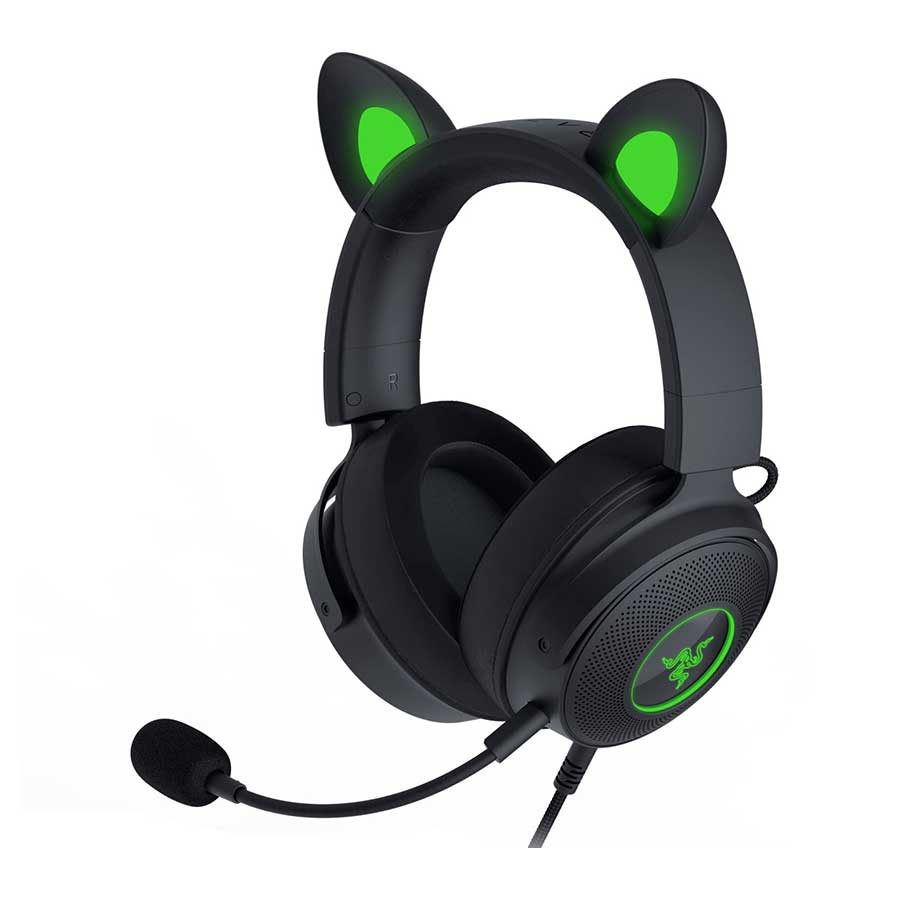 هدست گیمینگ باسیم ریزر مدل Kraken Kitty V2 Pro Black