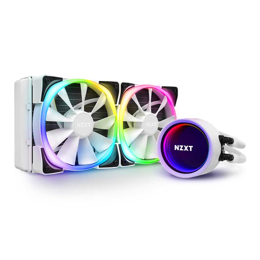 خنک کننده مایع پردازنده ان زی ایکس تی مدل Kraken X53 RGB AIO 240 White