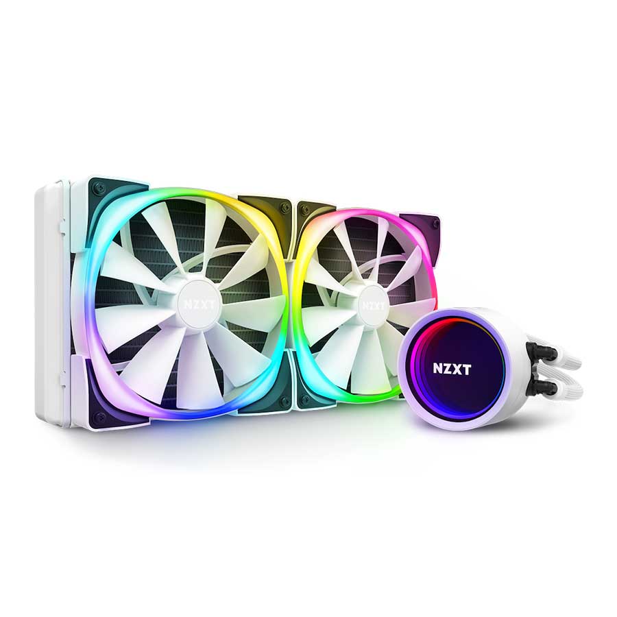 خنک کننده مایع پردازنده ان زی ایکس تی مدل Kraken X63 RGB AIO 280 White